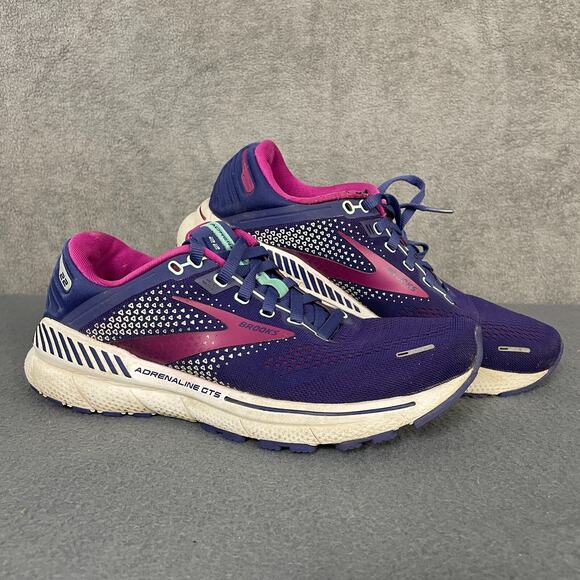 Brooks Shoes - Brooks Adrenaline GTS 22 1203531B403 Sneakers Women's US 8 Purple Running Shoes